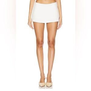 Geel Aria Mini Skort in white size small